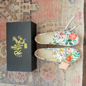 Keds Rifle Paper Champion Sneaker Floral Bontanicals Size 10